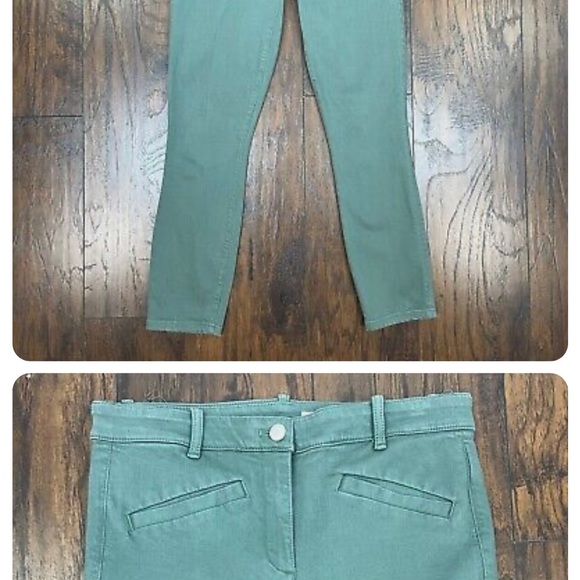 GAP Women's 16R Green Modern Stretch Skinny Crop Denim Jeans - Picture 4 of 9